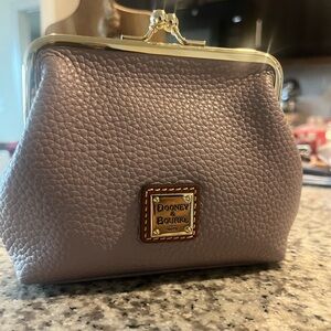 Dooney Large Framed Coin Purse - Oyster